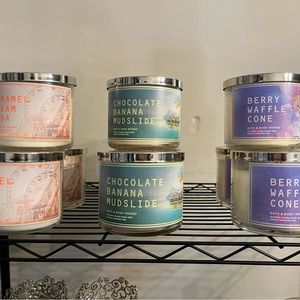 Bath & body 3wick Carmel cream soda candle